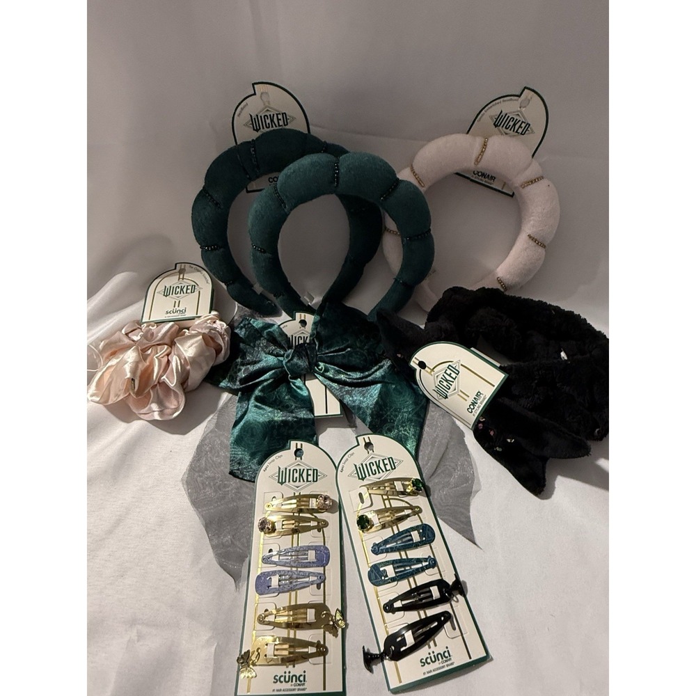 Wicked x Conair Hair Accessories 8 Piece Bundle New